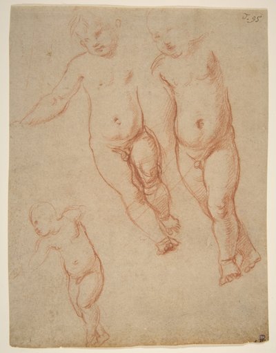 Studies of the Christ Child by Raffaello Sanzio Raphael